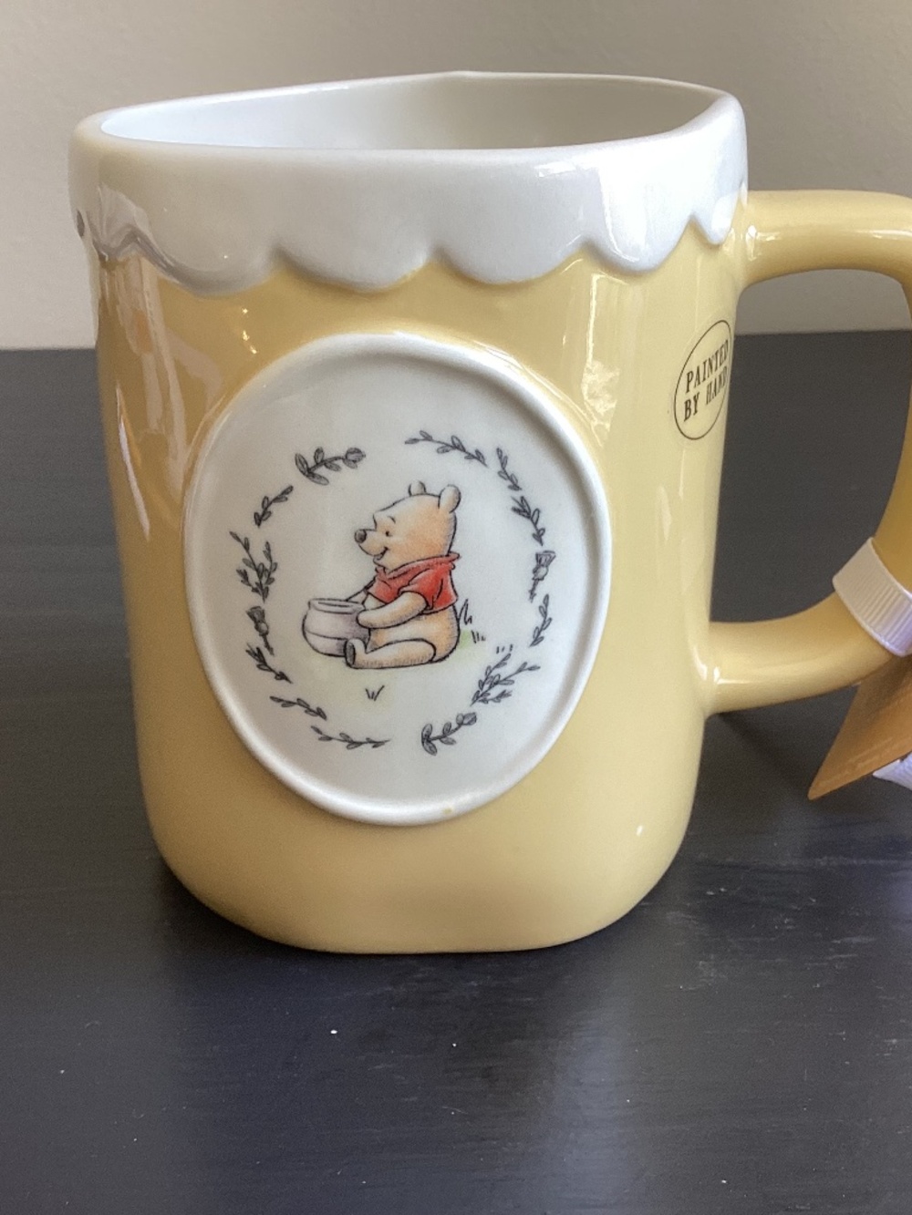 NWT Winnie the Pooh Hand Painted 100 Anniversary 20oz Double Sided Coffee Mug